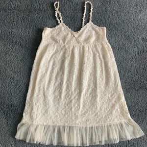 🌸Anthropologie A’reve (L) Ivory Dress🌸